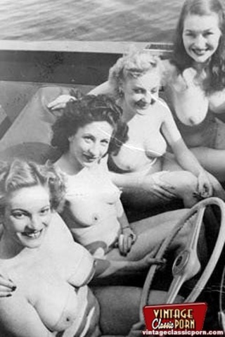 real vintage naked chicks