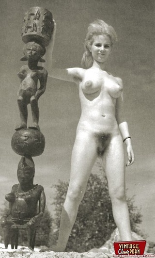 nudists sixties showing outdoor