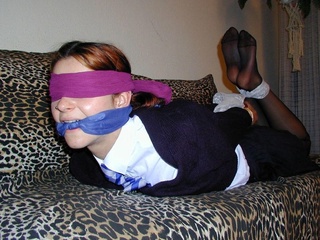 schoolgirl bondage