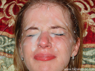 ditzy blonde face fucked