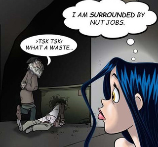 anime chicks depraved walks