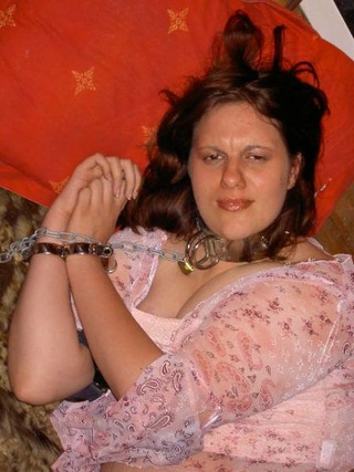silent submissive handcuffed and