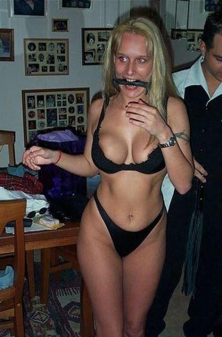 student girls with tied