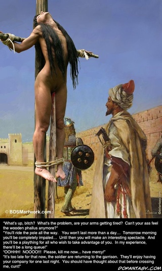 soldier returning garnison slave