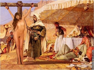 slave girl crucified desert
