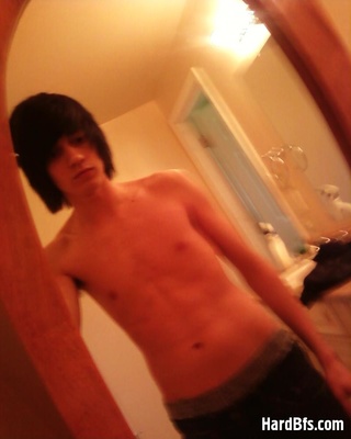 slim shaped young twink