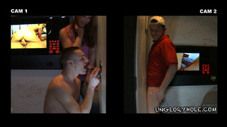 invite friend ungloryhole surprised