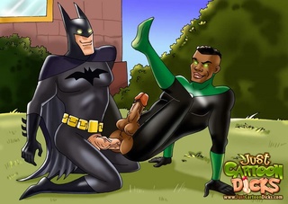 batman feeding gay cartoons