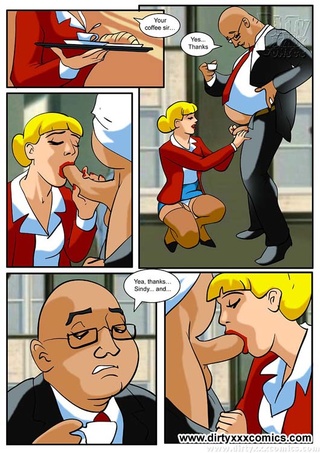 secretary girl helps her