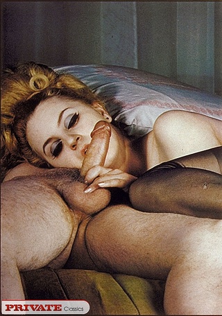 naughty blonde sixties exhibitionist