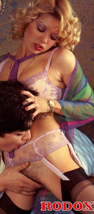 horny seventies girl enjoys