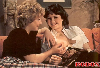 horny retro lesbians exploring